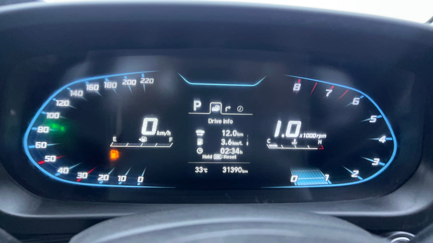 Used 2021 Hyundai New i20 Asta (O) 1.0 Turbo DCT Petrol Automatic interior CLUSTERMETER VIEW