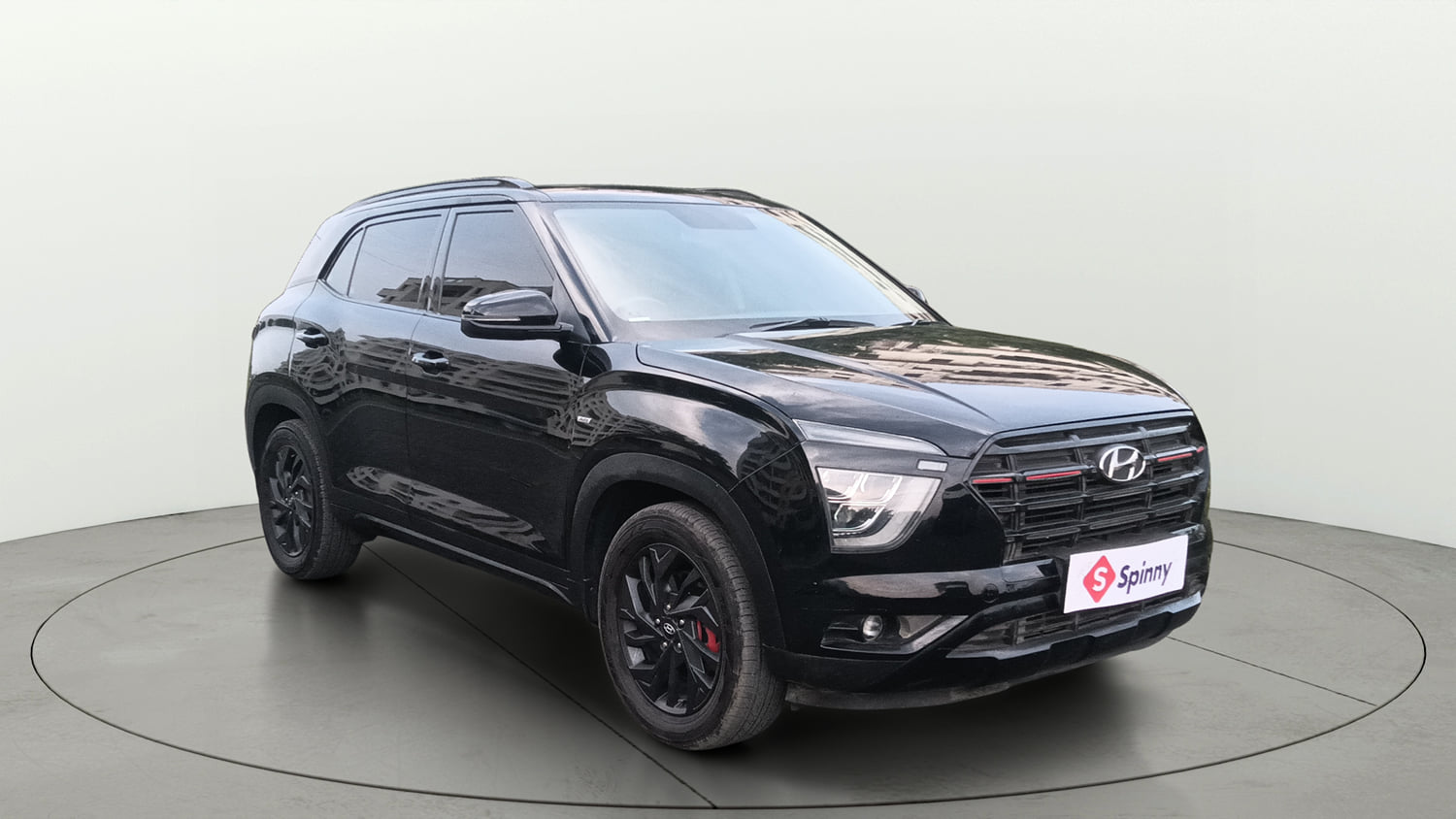 Used 2022 Hyundai Creta SX (O) 1.5 Diesel Automatic knight Diesel Automatic exterior RIGHT FRONT CORNER VIEW