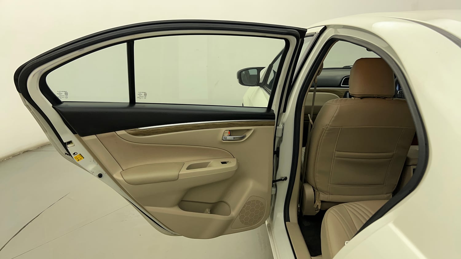 Used 2022 Maruti Suzuki Ciaz Zeta 1.5 Petrol Manual interior LEFT REAR DOOR OPEN VIEW