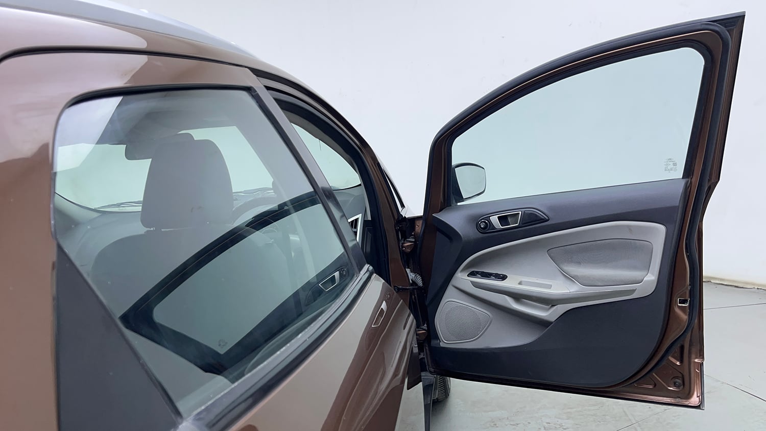 Used 2017 Ford EcoSport Titanium 1.5L Ti-VCT AT Petrol Automatic interior RIGHT FRONT DOOR OPEN VIEW