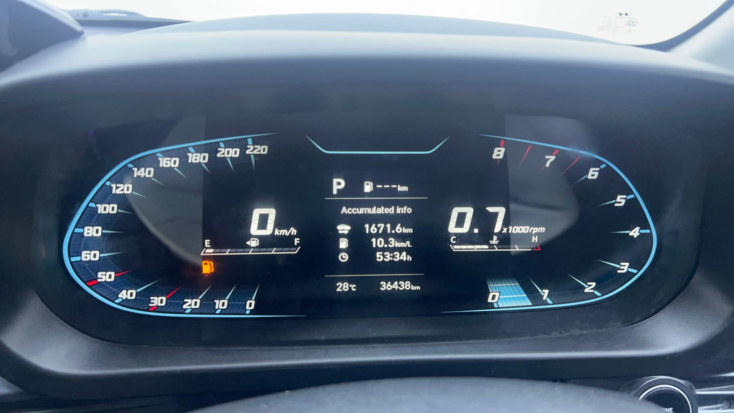 Used 2021 Hyundai i20 Asta 1.2 IVT Petrol Automatic interior CLUSTERMETER VIEW