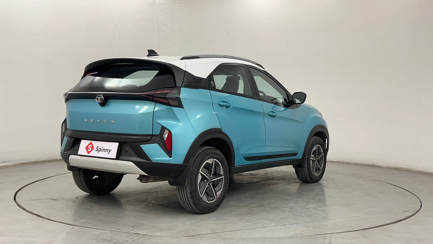 Used 2024 Tata Nexon Creative 1.2 Revotron Petrol 6AMT DT Petrol Automatic exterior RIGHT REAR CORNER VIEW
