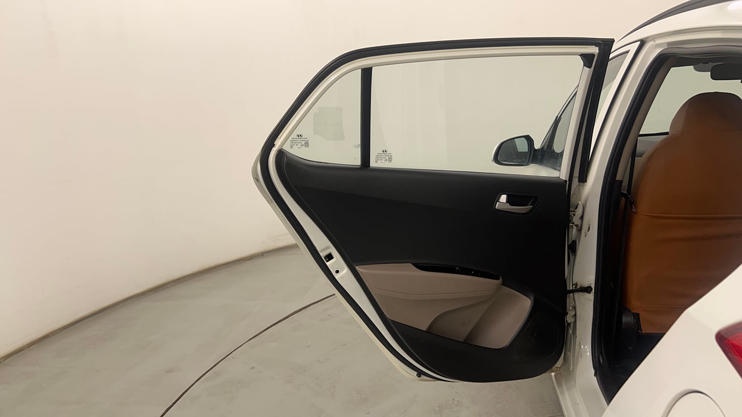 Used 2015 Hyundai Grand i10 Asta AT 1.2 Kappa VTVT Petrol Automatic interior LEFT REAR DOOR OPEN VIEW