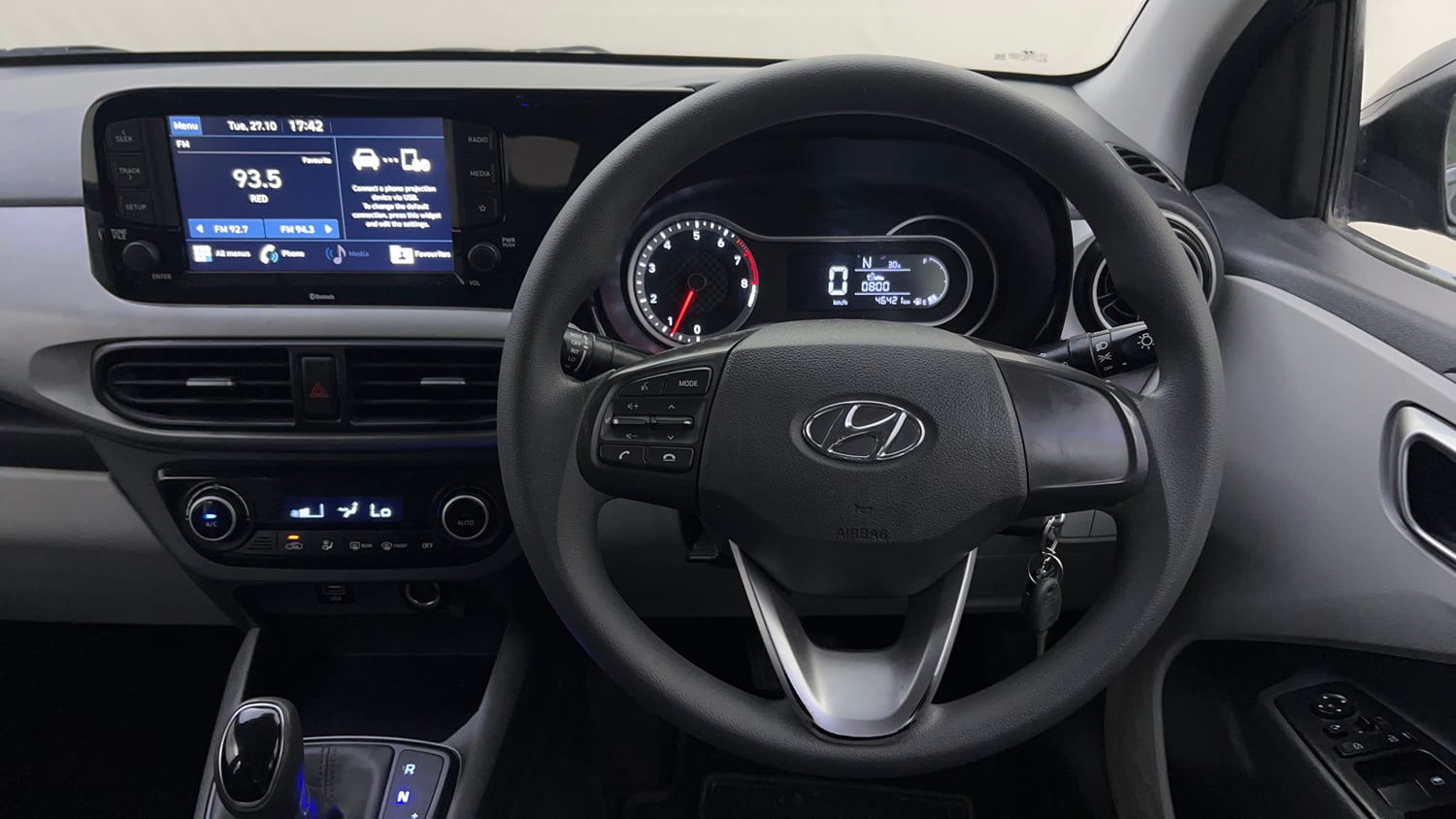 Used 2021 Hyundai Grand i10 Nios Sportz AMT 1.2 Kappa VTVT Petrol Automatic interior STEERING VIEW