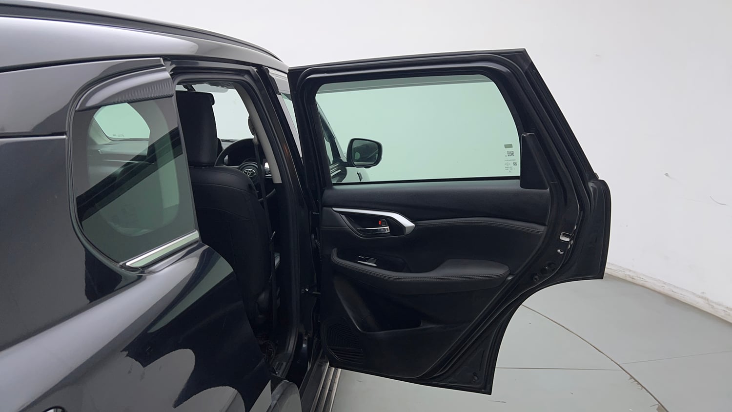 Used 2023 Toyota Urban Cruiser Hyryder V AT NeoDrive Petrol Automatic interior RIGHT REAR DOOR OPEN VIEW