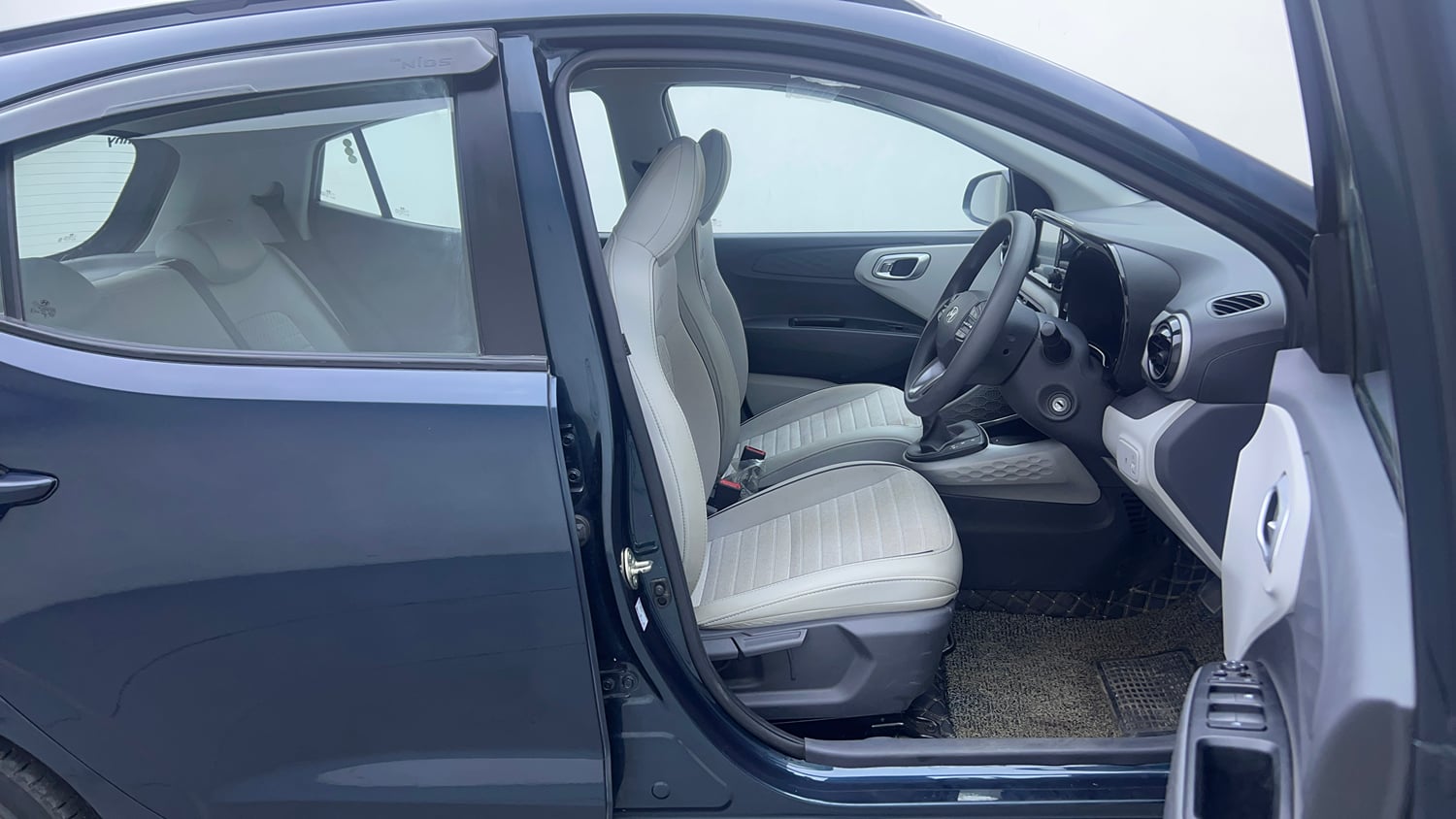 Used 2024 Hyundai Grand i10 Nios Sportz 1.2 Kappa AMT Petrol Automatic interior RIGHT SIDE FRONT DOOR CABIN VIEW