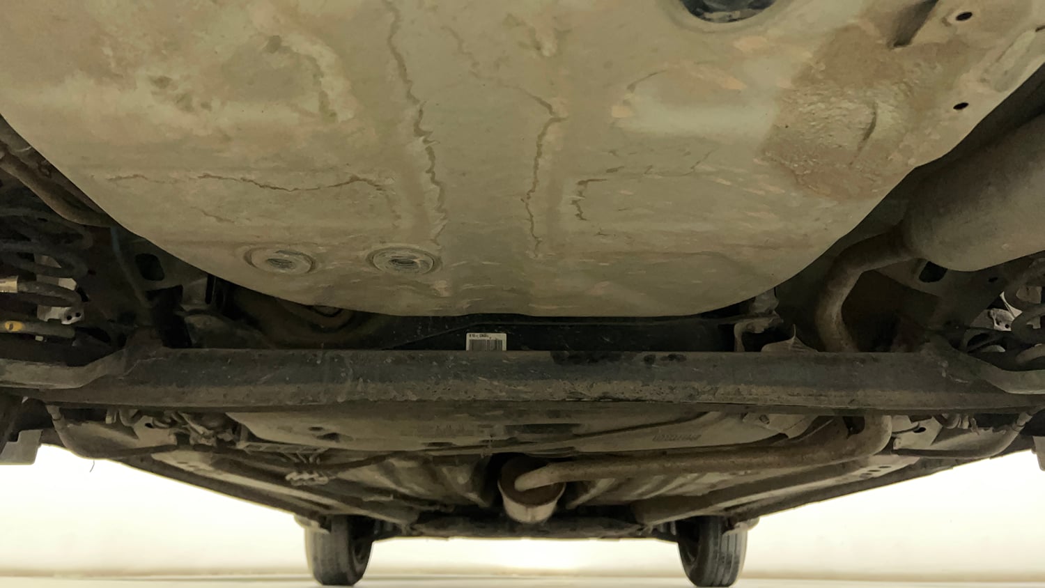 Used 2024 Maruti Suzuki Wagon R VXI 1.0 CNG Cng Manual extra REAR UNDERBODY VIEW (TAKEN FROM REAR)