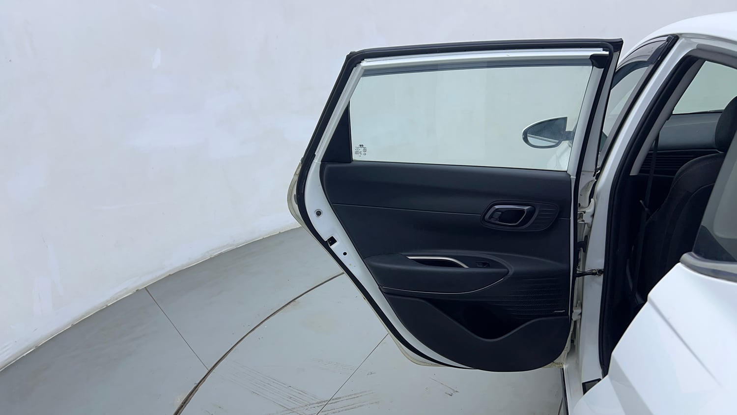 Used 2021 Hyundai New i20 Asta (O) 1.0 Turbo DCT Petrol Automatic interior LEFT REAR DOOR OPEN VIEW