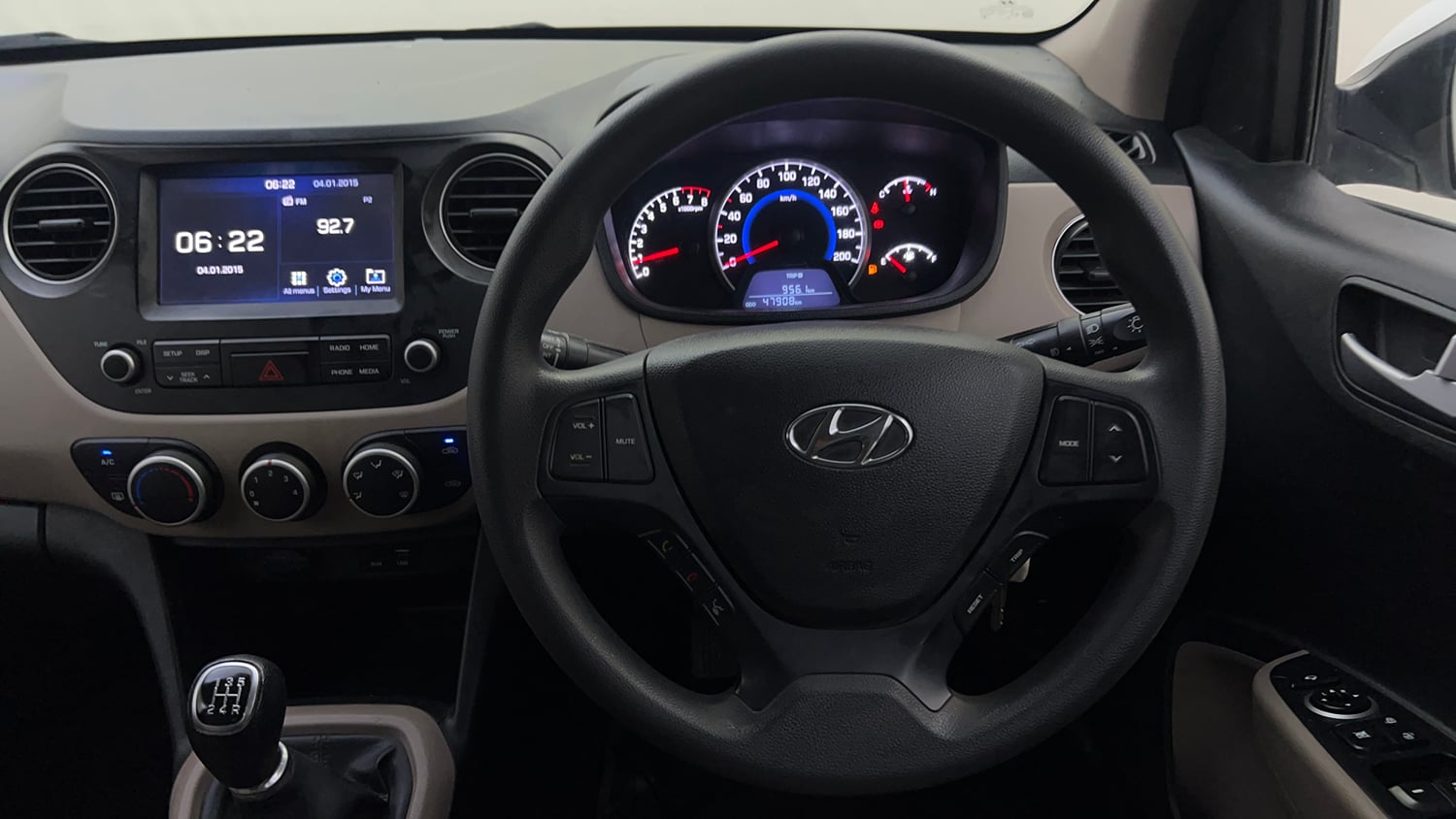 Used 2019 Hyundai Grand i10 Sportz 1.2 Kappa VTVT Petrol Manual interior STEERING VIEW