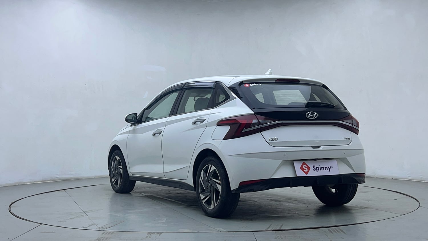 Used 2021 Hyundai New i20 Asta (O) 1.0 Turbo DCT Petrol Automatic exterior LEFT REAR CORNER VIEW