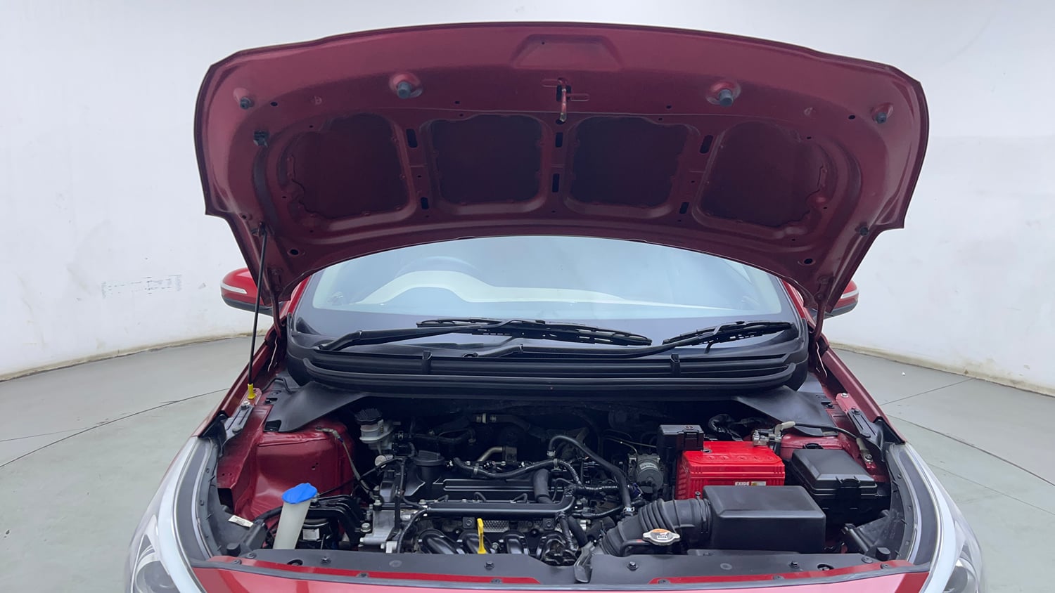 Used 2019 Hyundai Elite i20 Asta 1.2 (O) Petrol Manual engine ENGINE & BONNET OPEN FRONT VIEW