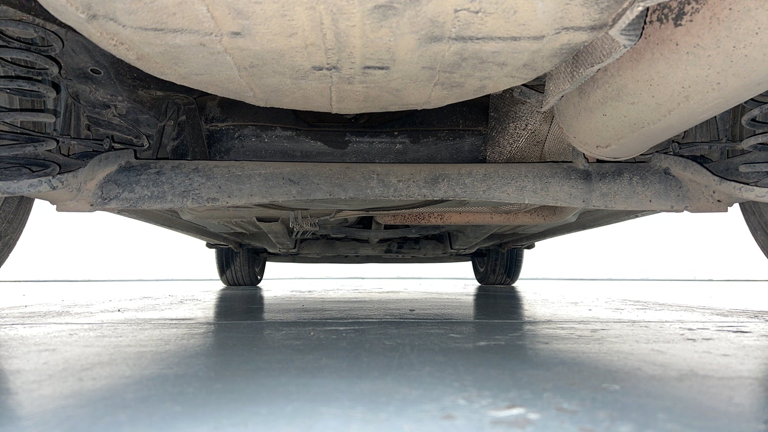 Used 2020 Ford Figo Aspire Titanium Plus 1.5 TDCi Diesel Manual extra REAR UNDERBODY VIEW (TAKEN FROM REAR)