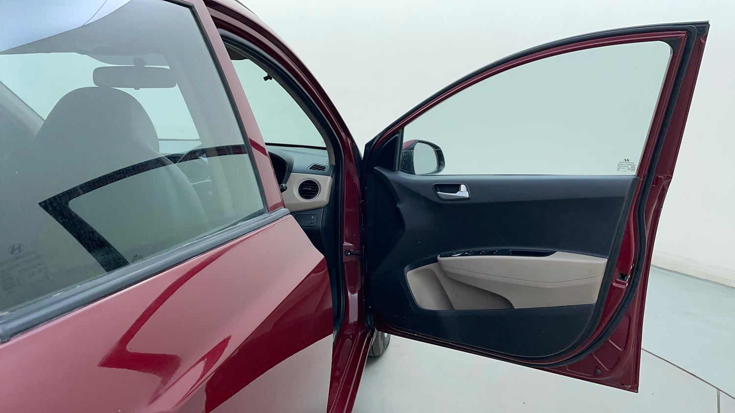 Used 2016 Hyundai Grand i10 Sportz 1.2 Kappa VTVT Petrol Manual interior RIGHT FRONT DOOR OPEN VIEW