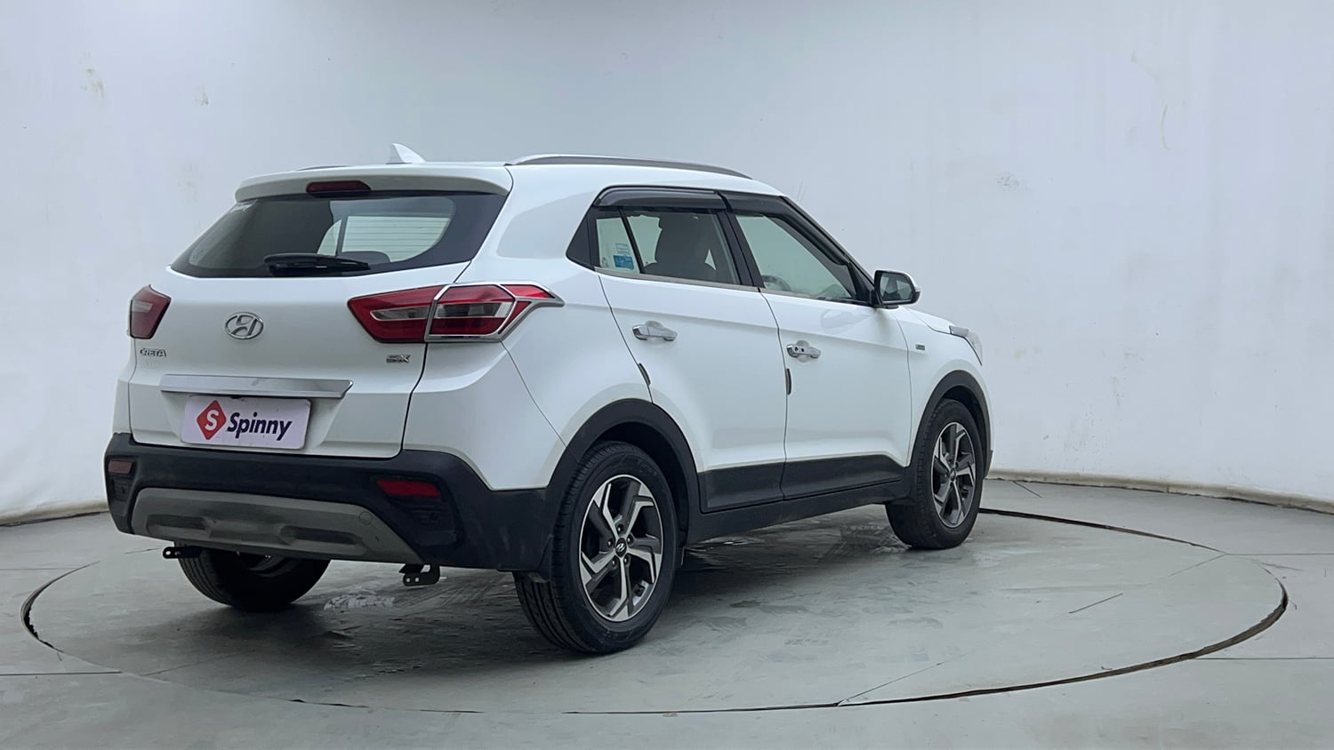 Used 2019 Hyundai Creta SX 1.6 AT Petrol Petrol Automatic exterior RIGHT REAR CORNER VIEW