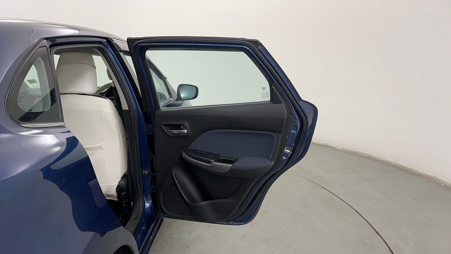Used 2021 Maruti Suzuki Baleno Zeta Automatic Petrol Automatic interior RIGHT REAR DOOR OPEN VIEW