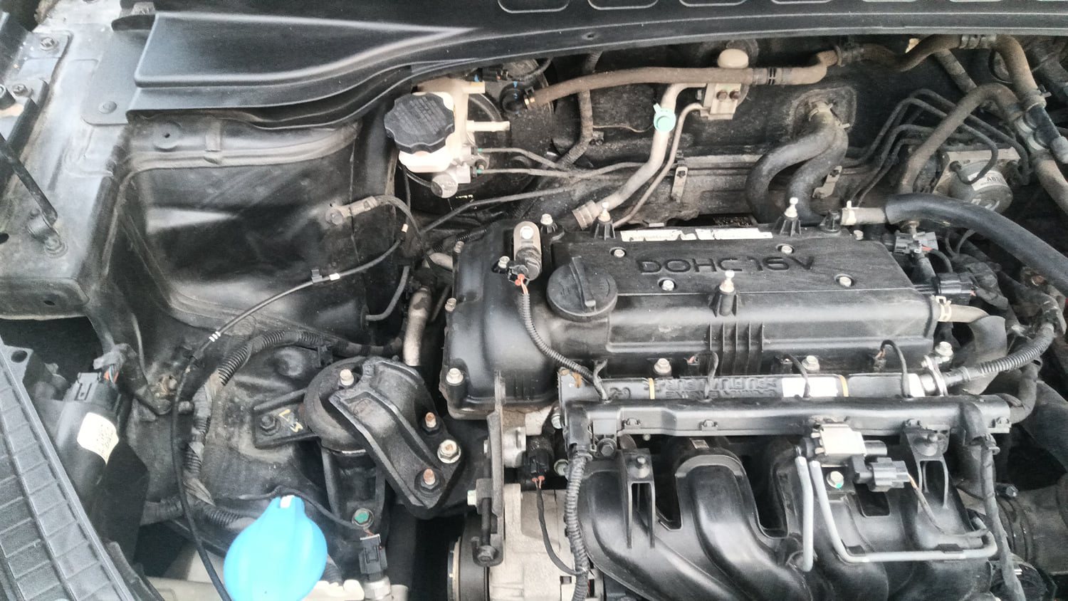 Used 2016 Hyundai Creta 1.6 SX Plus AT Petrol Petrol Automatic engine ENGINE RIGHT SIDE VIEW
