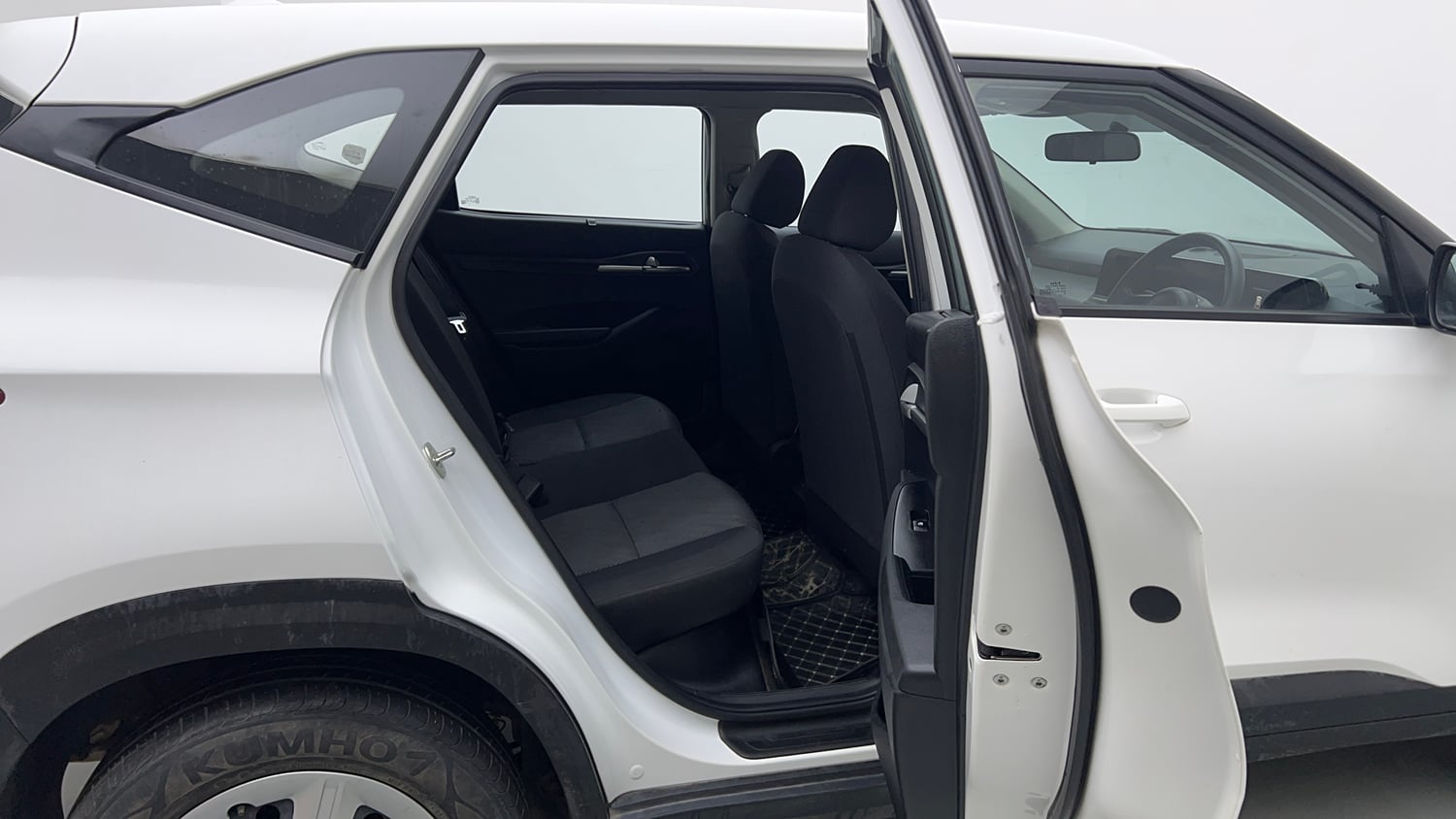 Used 2024 Kia Seltos HTE 1.5 Diesel MT Diesel Manual interior RIGHT SIDE REAR DOOR CABIN VIEW