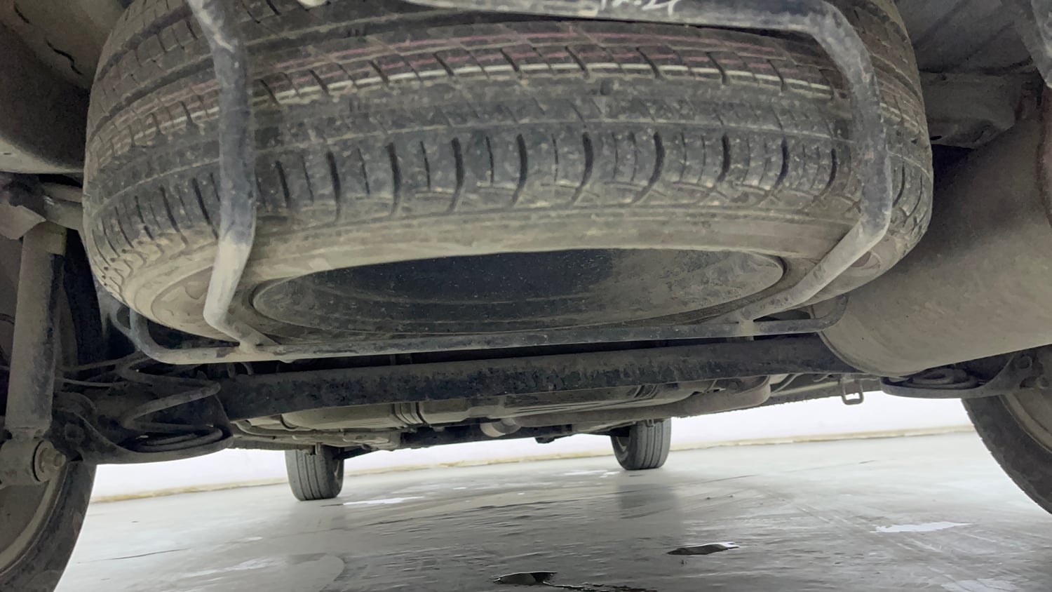 Used 2018 Maruti Suzuki Ertiga ZXI Petrol Manual tyres SPARE TYRE VIEW