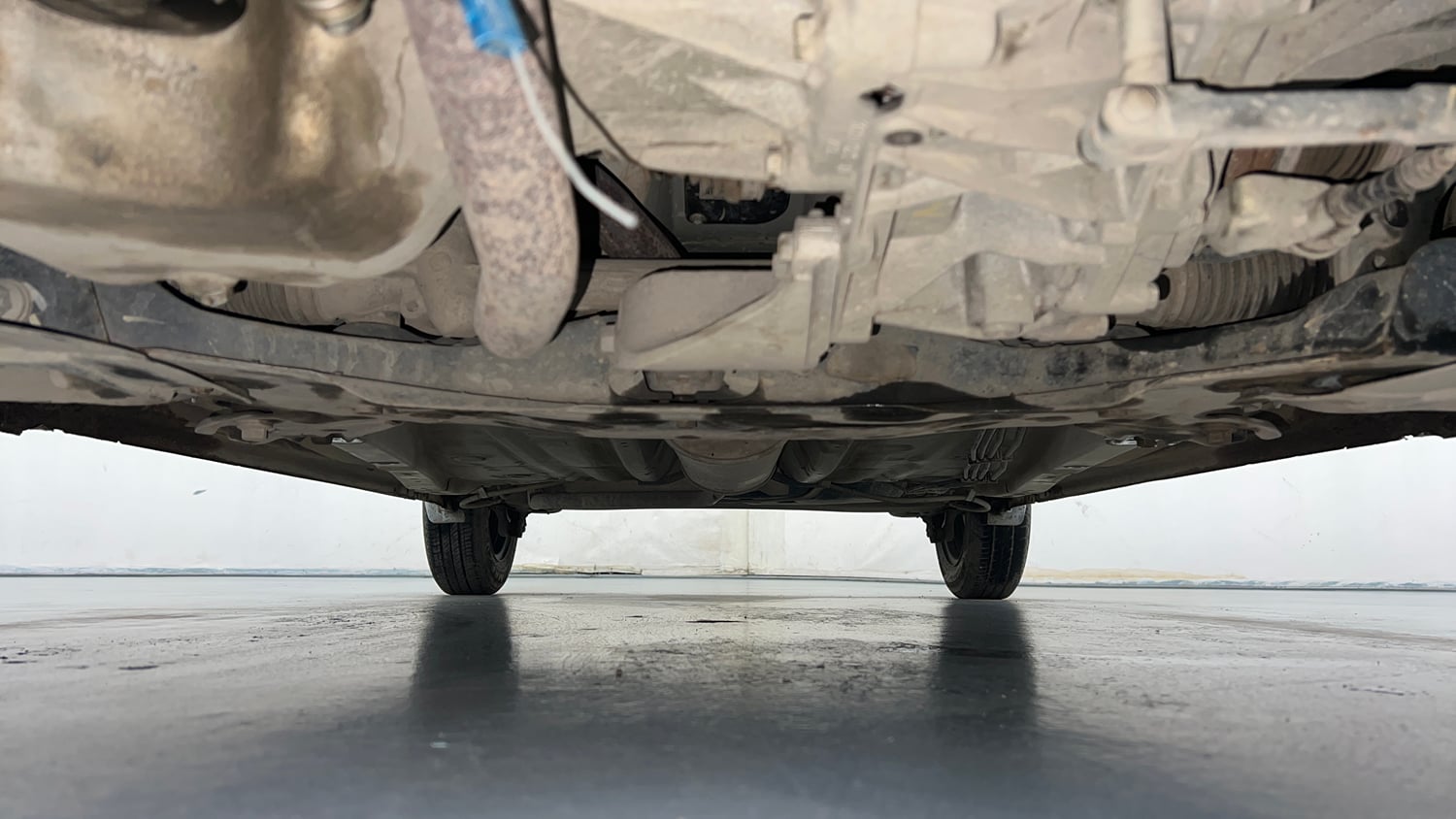 Used 2021 Maruti Suzuki Wagon R ZXi 1.2 Petrol Manual extra FRONT LEFT UNDERBODY VIEW
