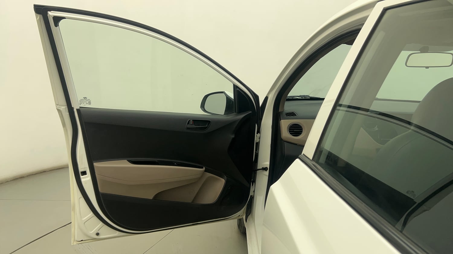 Used 2017 Hyundai Grand i10 Magna AT 1.2 Kappa VTVT Petrol Automatic interior LEFT FRONT DOOR OPEN VIEW