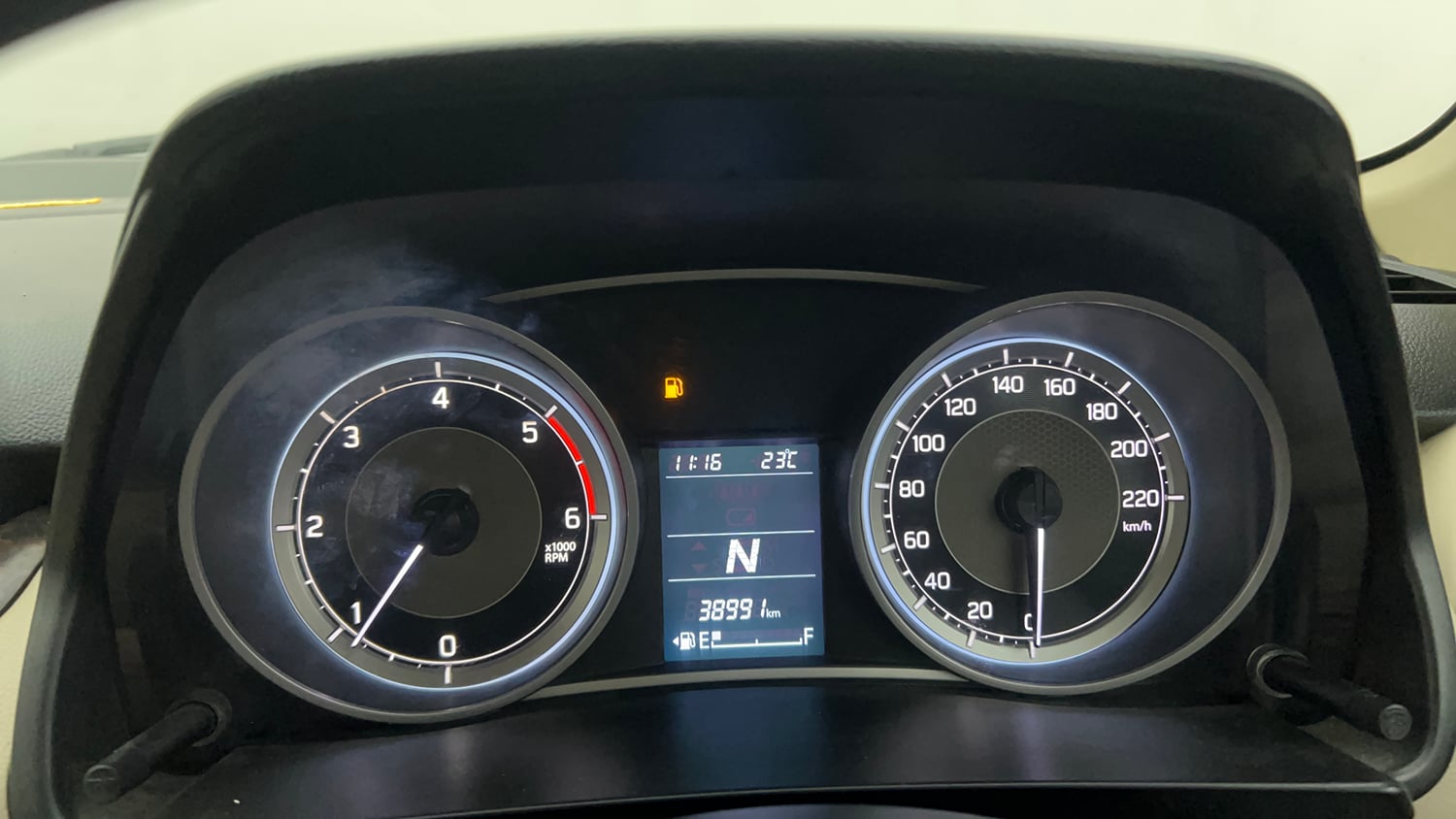 Used 2018 Maruti Suzuki Dzire VDi AMT Diesel Automatic interior CLUSTERMETER VIEW