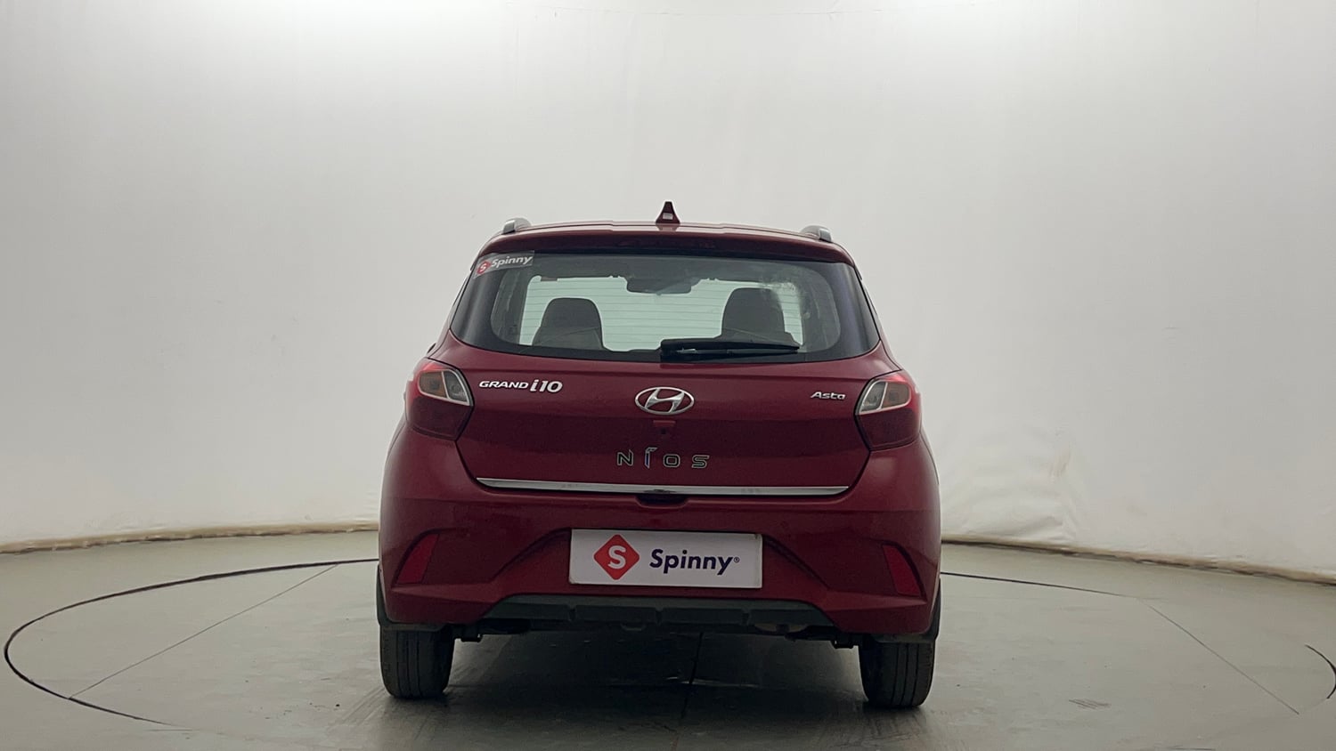 Used 2020 Hyundai Grand i10 Nios Asta AMT 1.2 Kappa VTVT Petrol Automatic exterior BACK VIEW