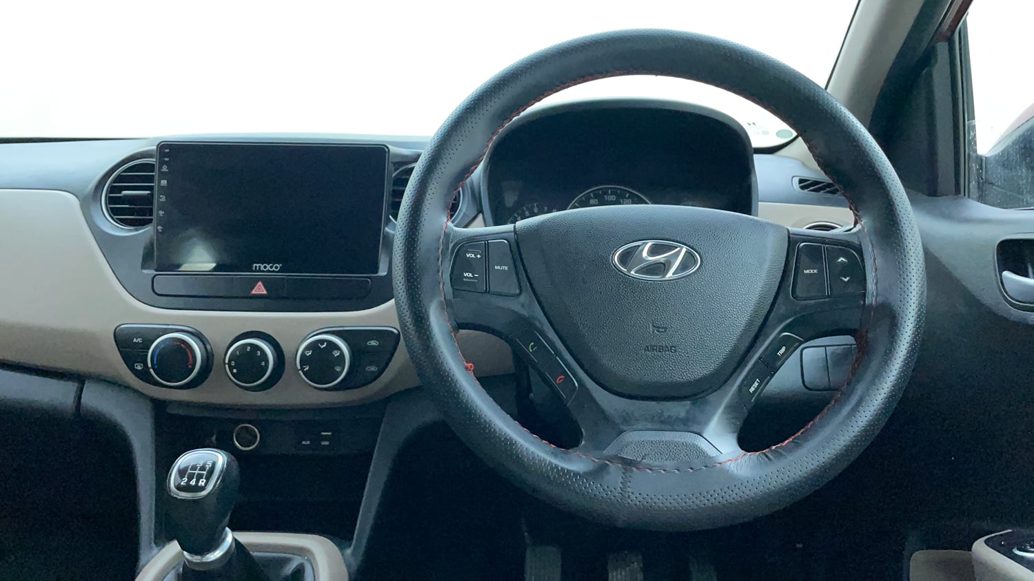 Used 2016 Hyundai Grand i10 Sportz 1.2 Kappa VTVT Petrol Manual interior STEERING VIEW