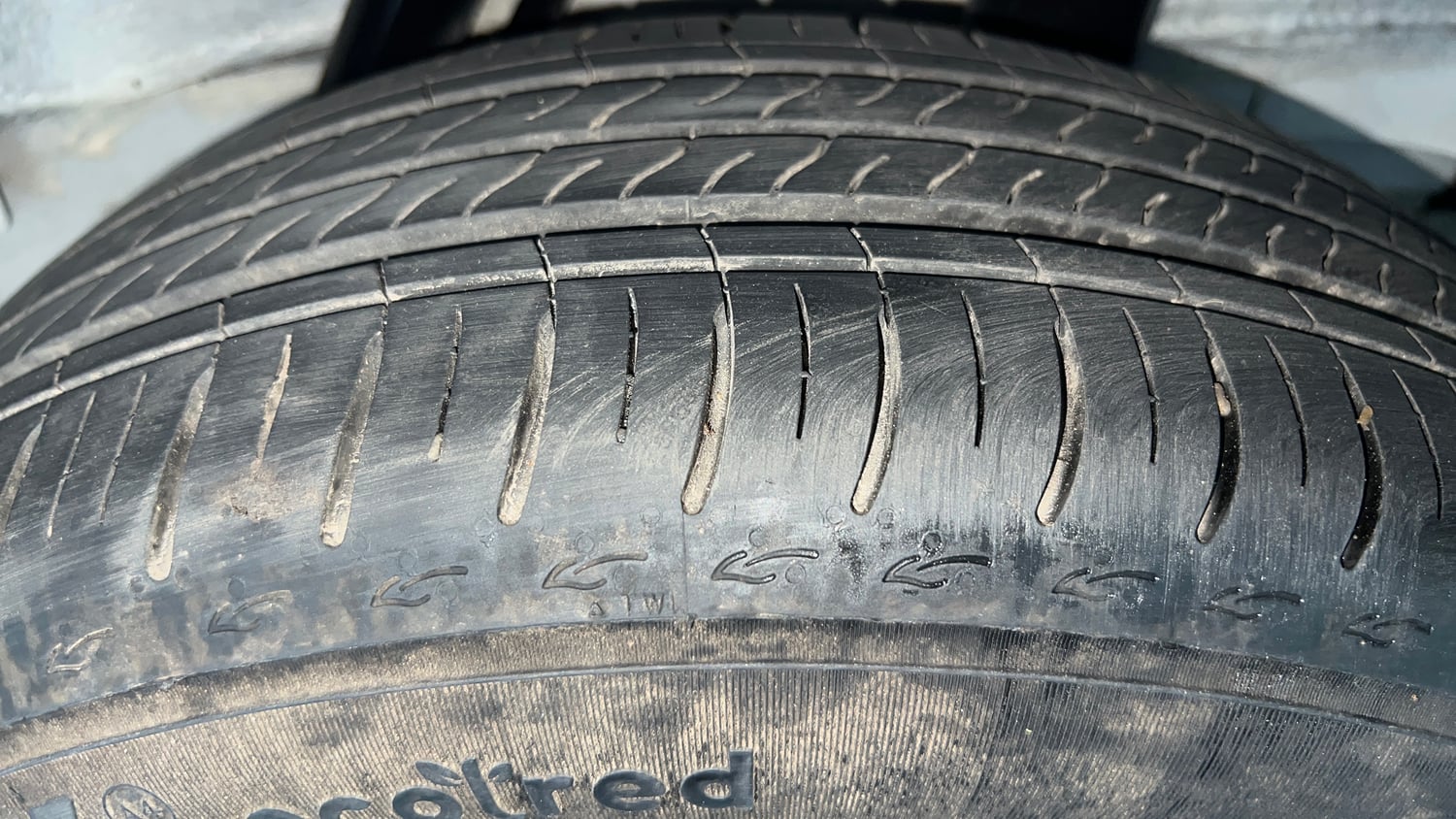 Used 2024 Honda City SV Petrol MT Petrol Manual tyres LEFT REAR TYRE TREAD VIEW