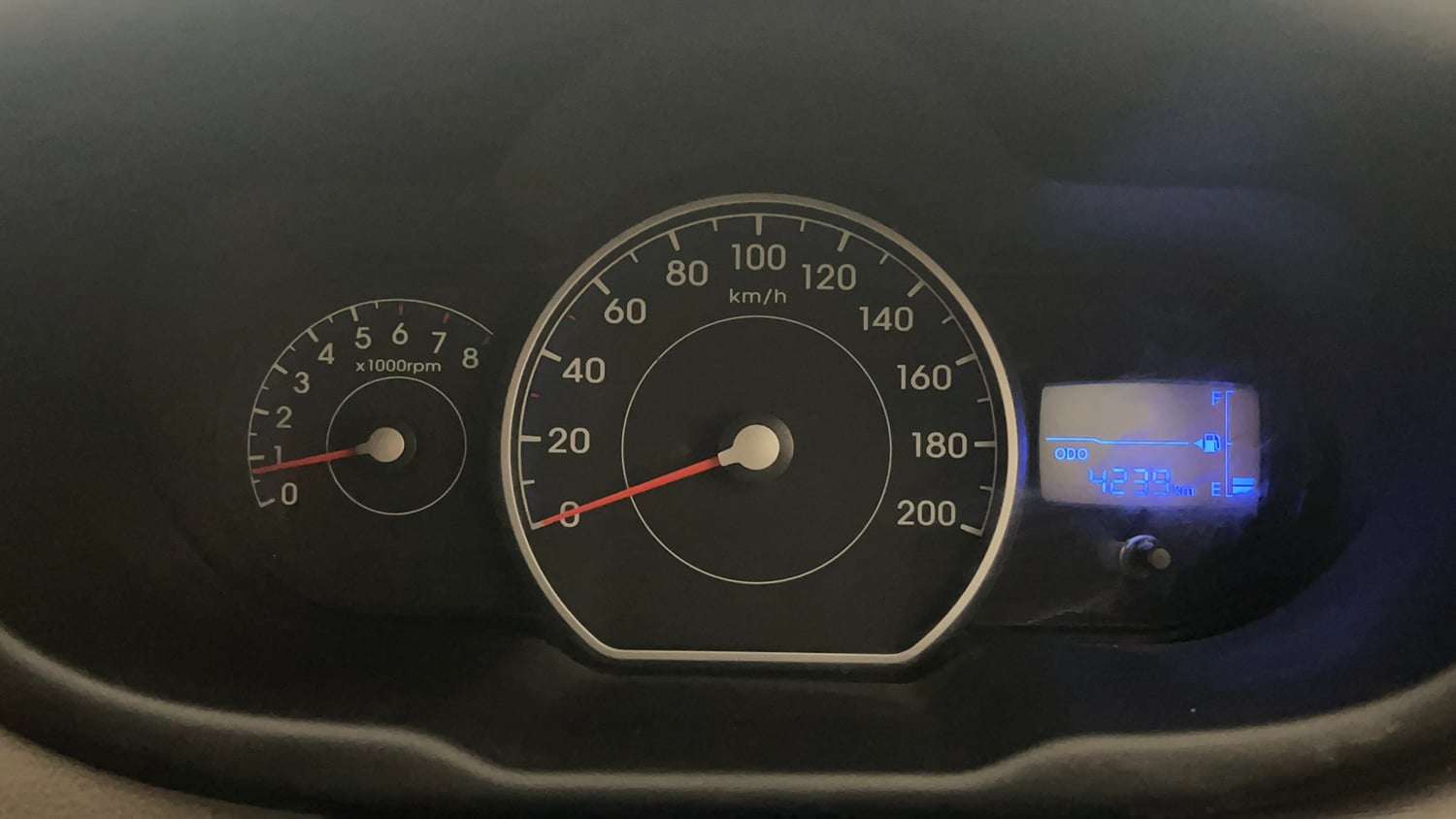 Used 2013 Hyundai i10 Era 1.1 iRDE2 Petrol Manual interior CLUSTERMETER VIEW