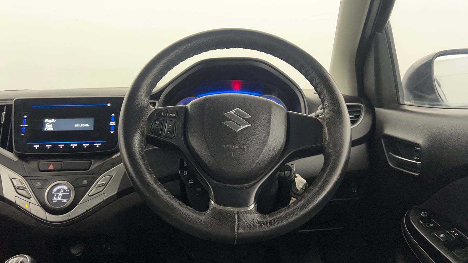Used 2021 Maruti Suzuki Baleno Delta Petrol Manual interior STEERING VIEW