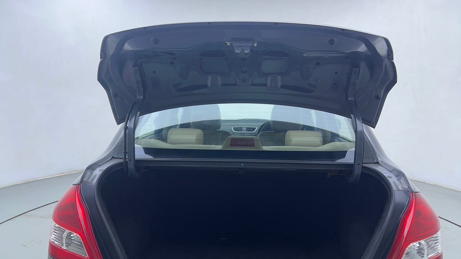 Used 2015 Maruti Suzuki Swift Dzire ZXI Petrol Manual interior DICKY DOOR OPEN VIEW