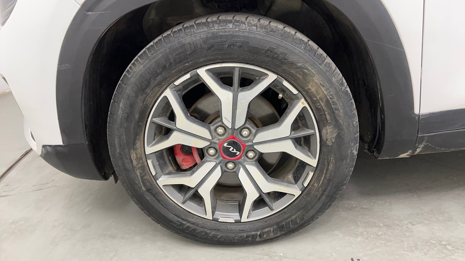 Used 2022 Kia Seltos GTX Plus 1.5 Diesel AT Diesel Automatic tyres LEFT FRONT TYRE RIM VIEW