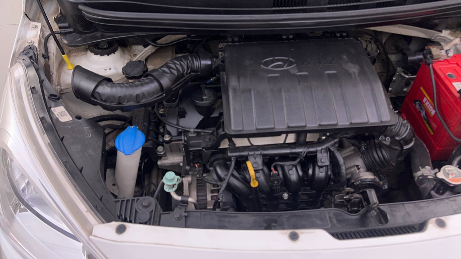 Used 2019 Hyundai Grand i10 Sportz 1.2 Kappa VTVT Petrol Manual engine ENGINE RIGHT SIDE VIEW