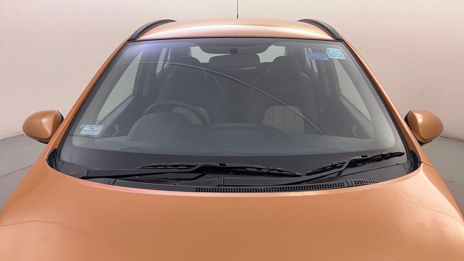 Used 2017 Hyundai Grand i10 Sportz (O) 1.2 Kappa VTVT Petrol Manual exterior FRONT WINDSHIELD VIEW