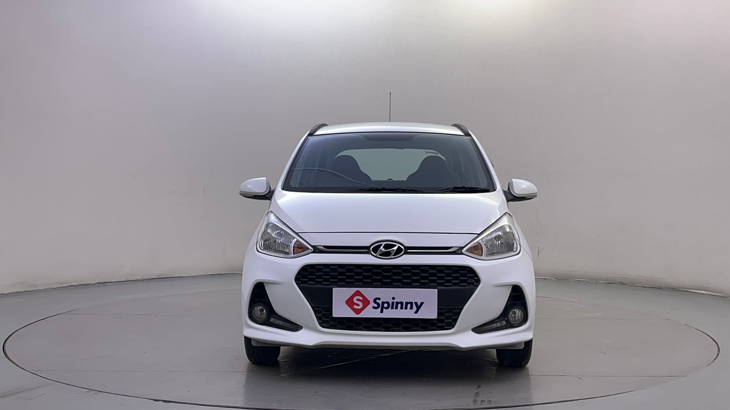 Used 2019 Hyundai Grand i10 Sportz 1.2 Kappa VTVT Petrol Manual exterior FRONT VIEW