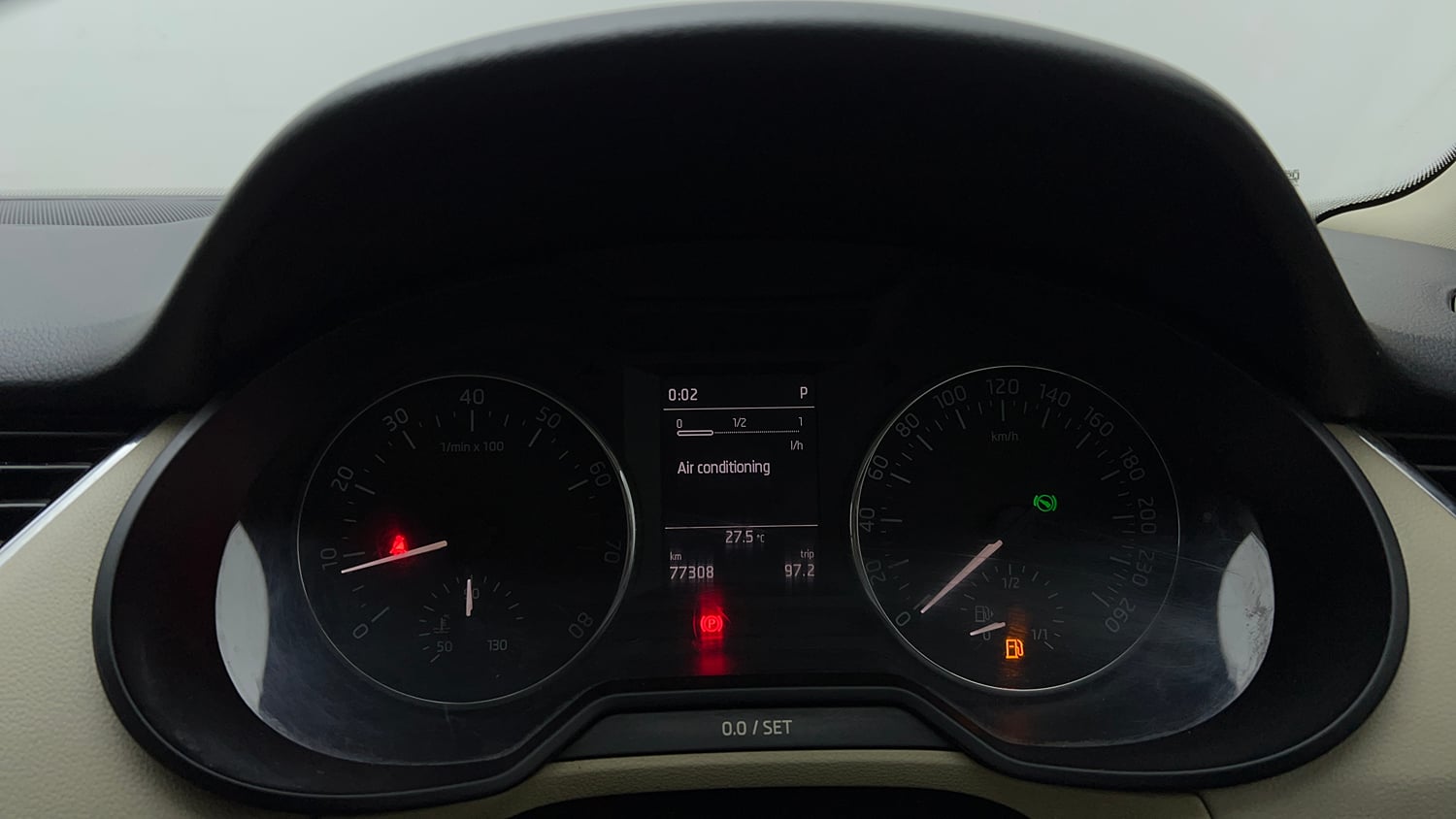 Used 2017 Skoda Octavia 1.8 TSI Ambition Plus AT Petrol Automatic interior CLUSTERMETER VIEW