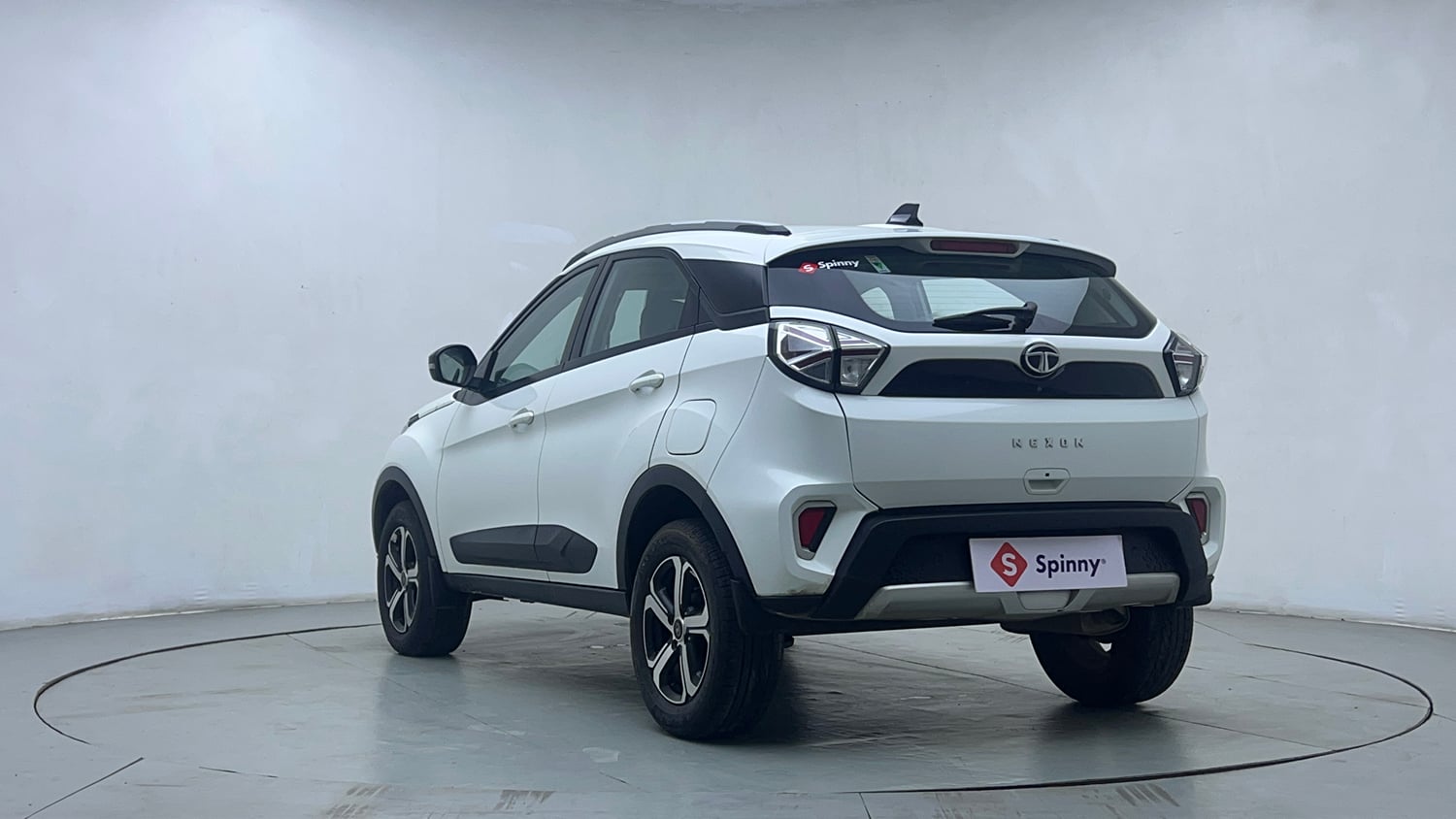 Used 2023 Tata Nexon XZA Plus (S) Petrol Automatic exterior LEFT REAR CORNER VIEW