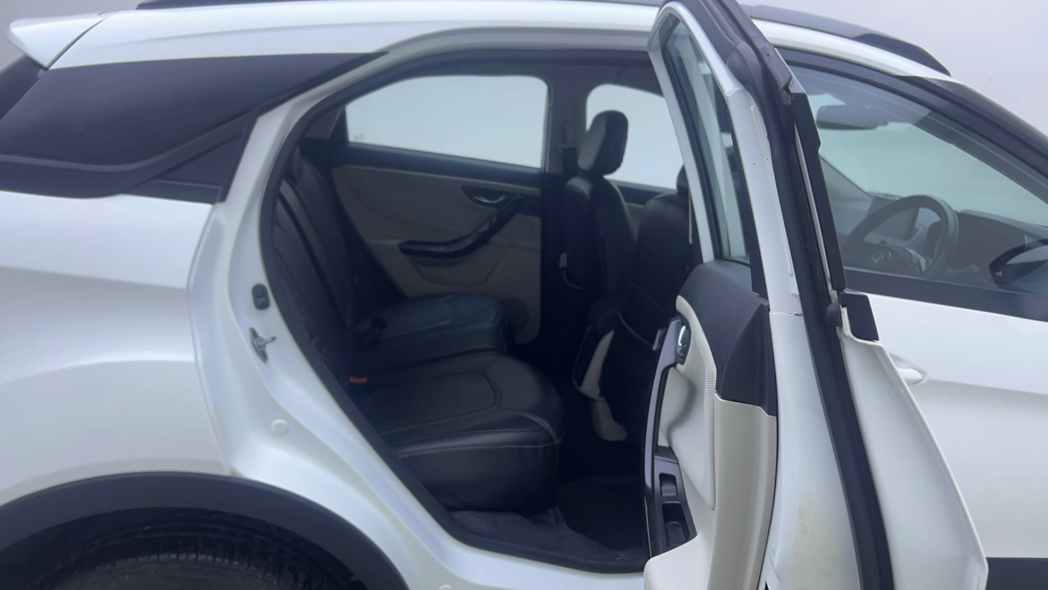 Used 2023 Tata Nexon XZA Plus (S) Petrol Automatic interior RIGHT SIDE REAR DOOR CABIN VIEW