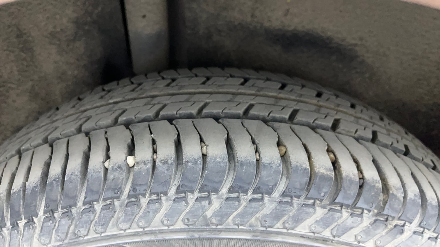 Used 2017 Ford EcoSport Titanium 1.5L Ti-VCT AT Petrol Automatic tyres RIGHT REAR TYRE TREAD VIEW