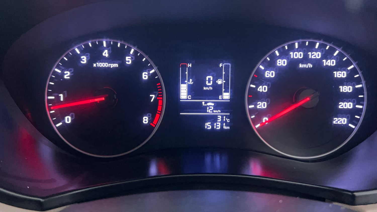 Used 2020 Hyundai Elite i20 Magna Plus 1.2 Petrol Manual interior CLUSTERMETER VIEW