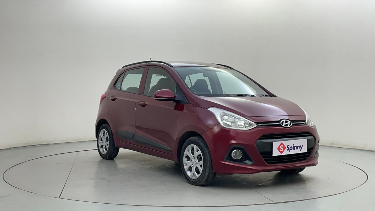 Used 2016 Hyundai Grand i10 Sportz 1.2 Kappa VTVT Petrol Manual exterior RIGHT FRONT CORNER VIEW