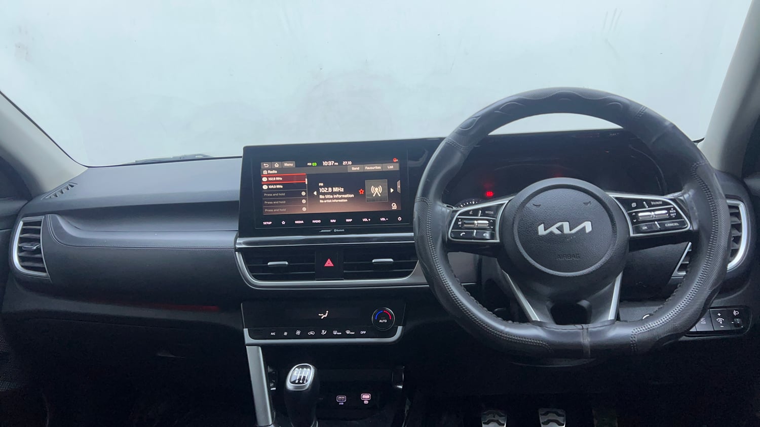 Used 2021 Kia Seltos GTX Plus 1.4 Petrol Manual interior DASHBOARD VIEW