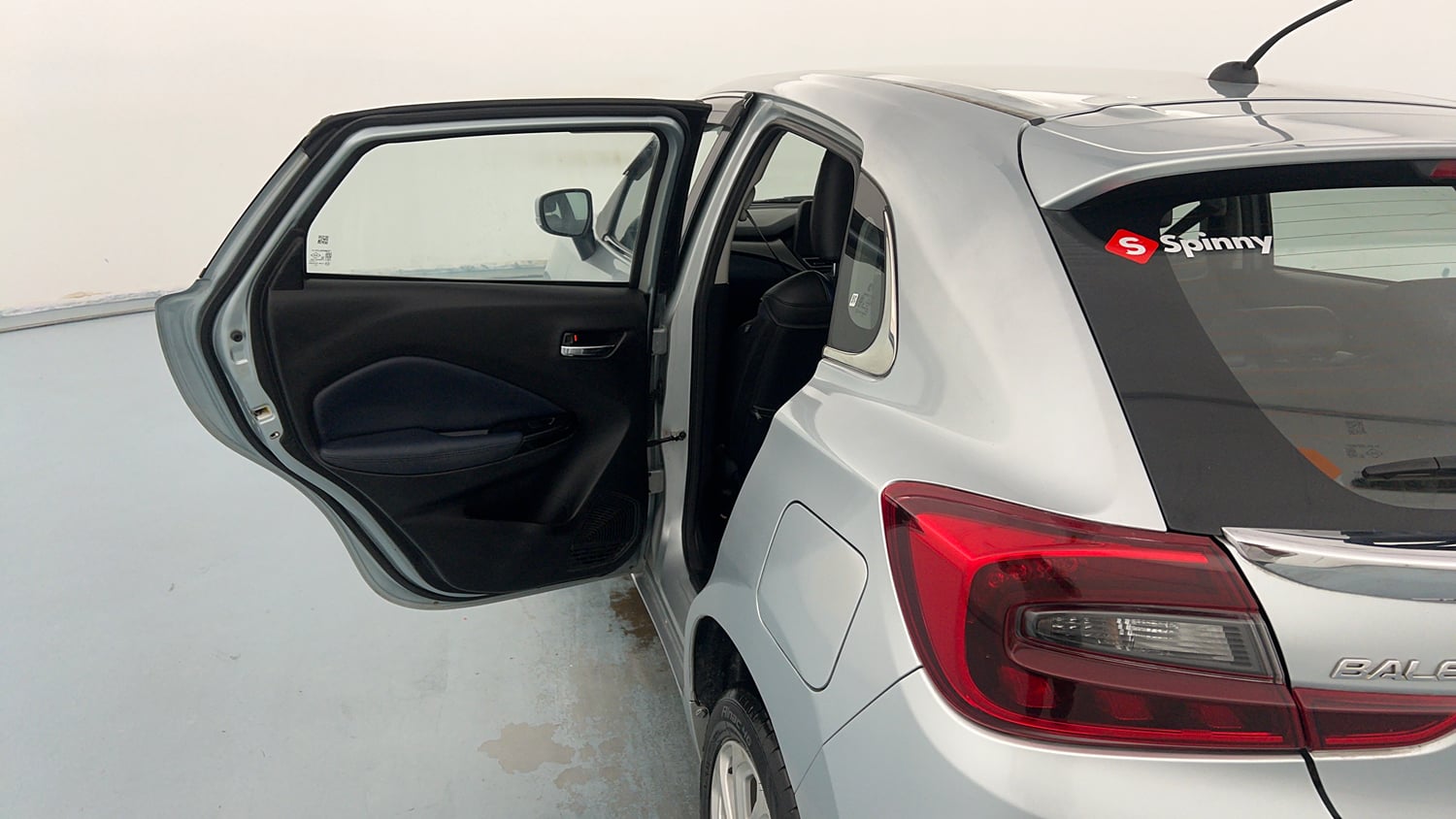 Used 2023 Maruti Suzuki Baleno Zeta MT Petrol Manual interior LEFT REAR DOOR OPEN VIEW
