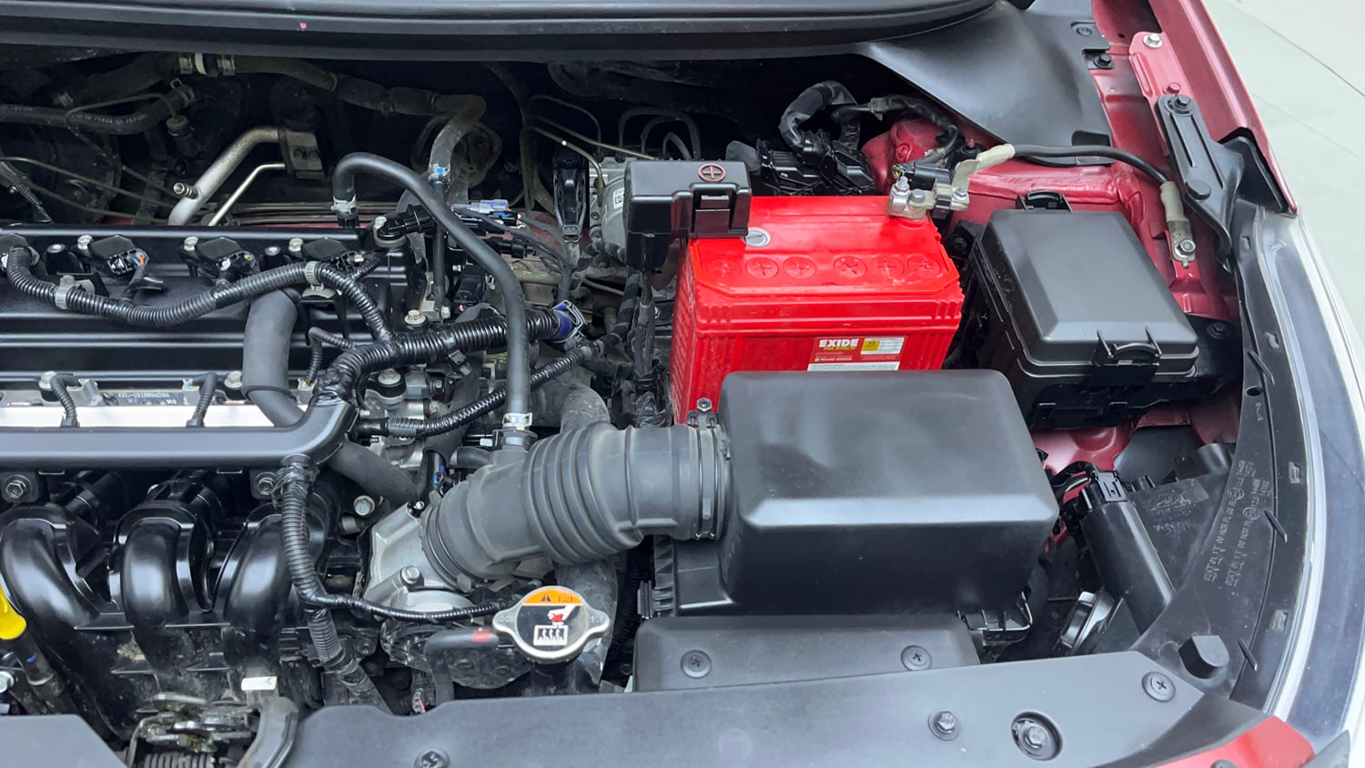 Used 2019 Hyundai Elite i20 Asta 1.2 (O) Petrol Manual engine ENGINE LEFT SIDE VIEW