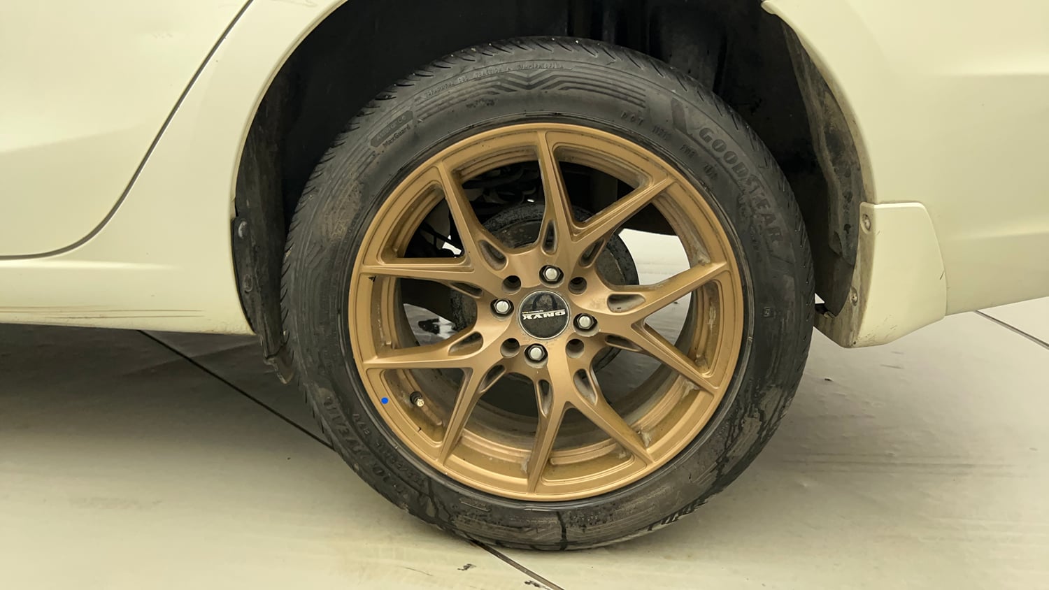 Used 2022 Maruti Suzuki Ciaz Zeta 1.5 Petrol Manual tyres LEFT REAR TYRE RIM VIEW