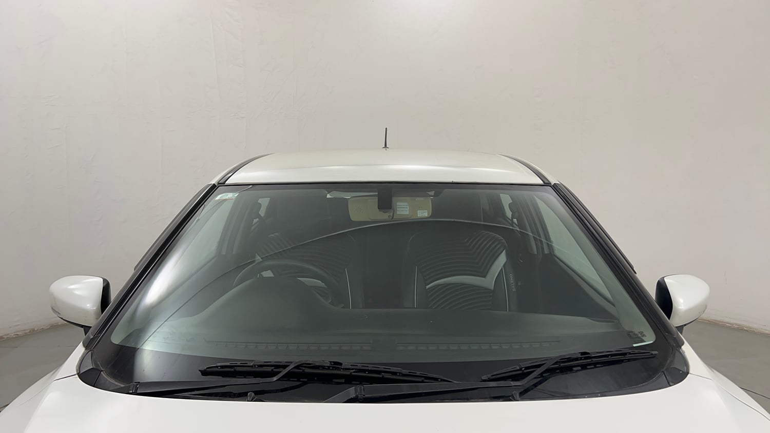 Used 2017 Maruti Suzuki Baleno Delta 1.2 Petrol Manual exterior FRONT WINDSHIELD VIEW