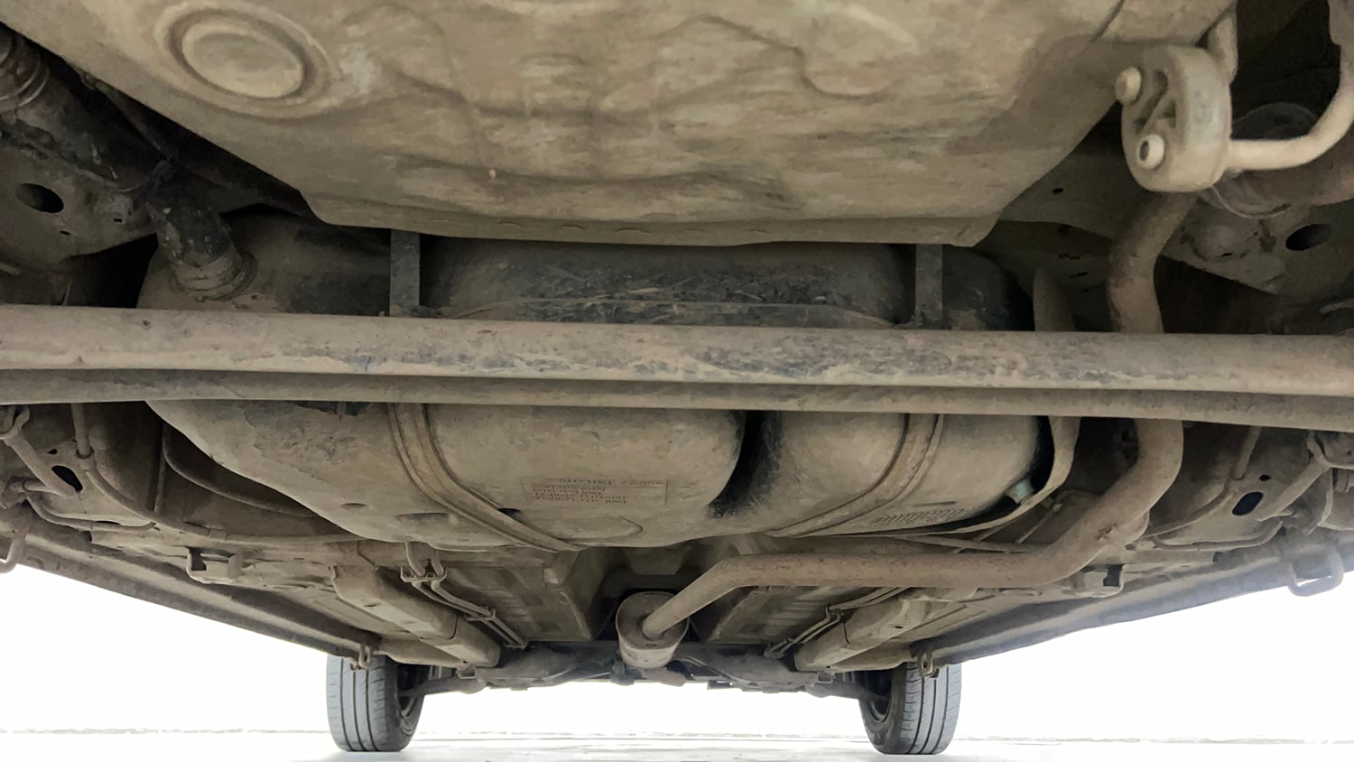Used 2016 Maruti Suzuki Celerio ZXi AMT Petrol Automatic extra REAR UNDERBODY VIEW (TAKEN FROM REAR)