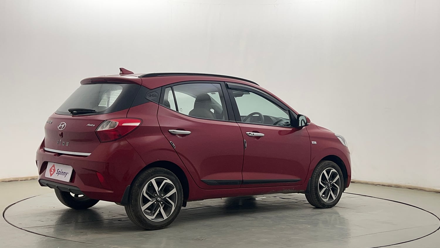 Used 2020 Hyundai Grand i10 Nios Asta AMT 1.2 Kappa VTVT Petrol Automatic exterior RIGHT REAR CORNER VIEW