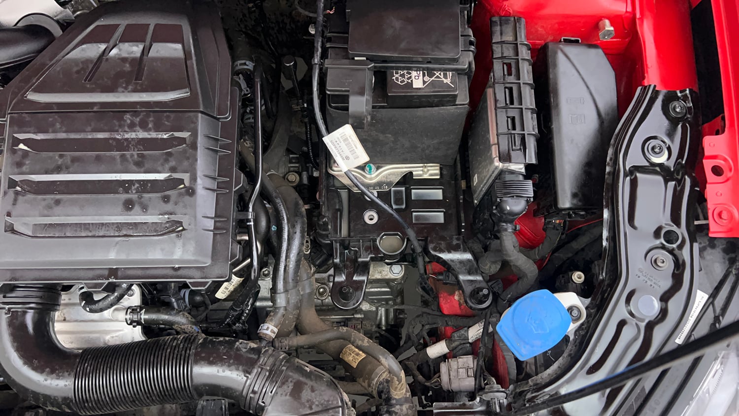 Used 2025 Volkswagen Virtus GT Line 1.0 TSI AT Petrol Automatic engine ENGINE LEFT SIDE VIEW