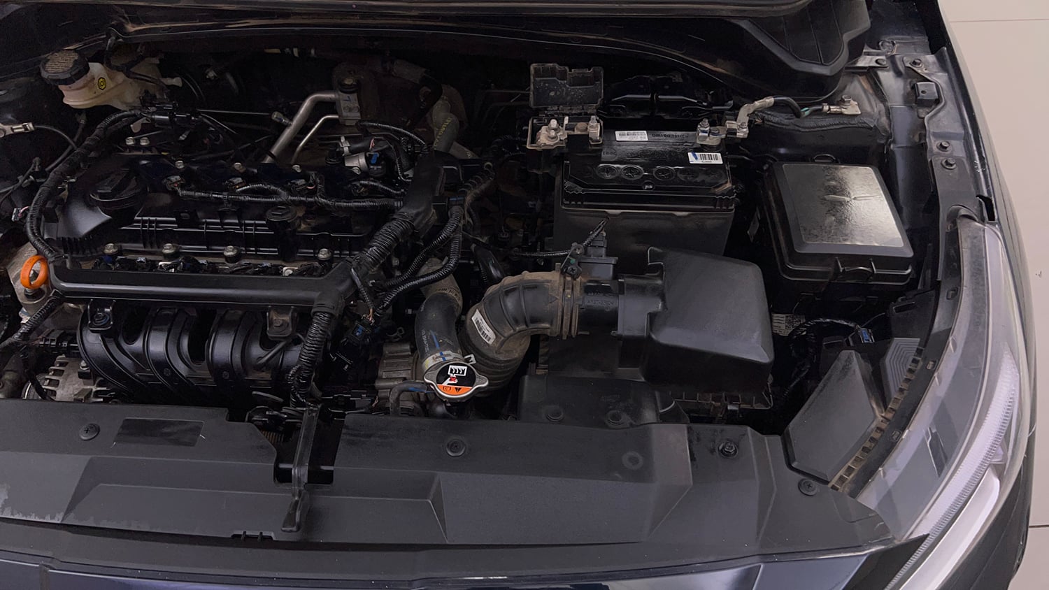 Used 2024 Hyundai New i20 Asta (O) 1.2 IVT Petrol Automatic engine ENGINE LEFT SIDE VIEW